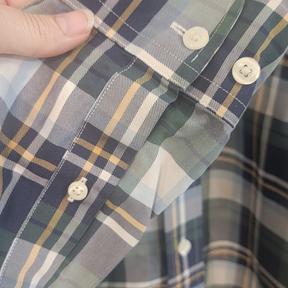 Brooks Brother 1818 Regent Non Iron Stripe Cotton Button Down Shirt Size‎ Large - Picture 9 of 12